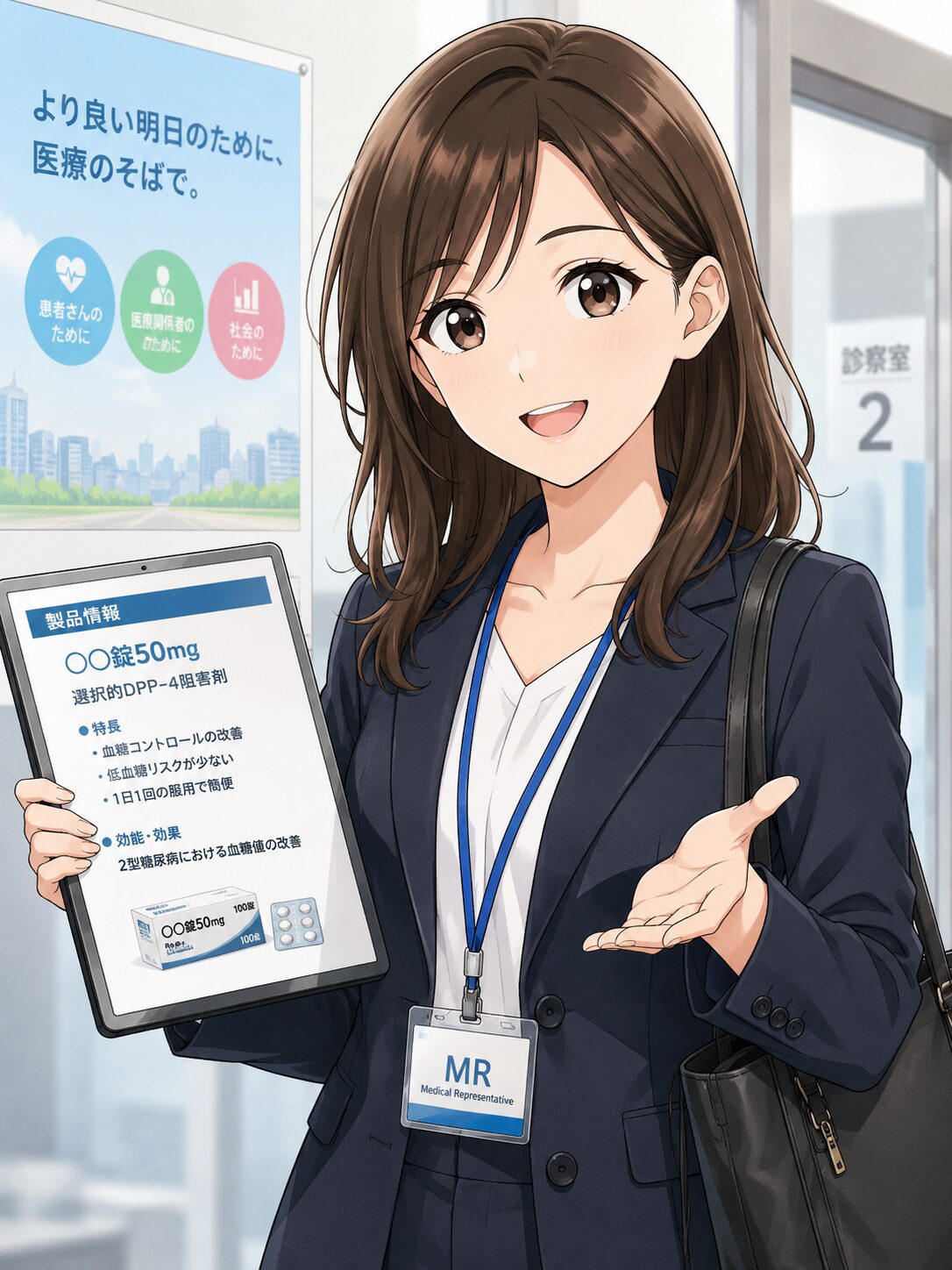 製薬MRぽい子